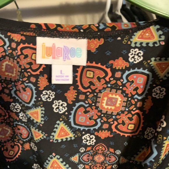 L Joy Multi colored LuLaRoe Vest - Picture 3 of 3